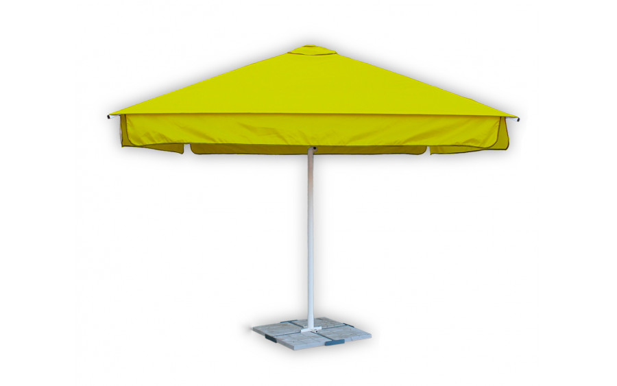 Садовый зонт квадратный 3 метра желтый