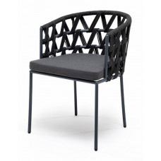 "Диего" стул плетеный из роупа, ткань те...