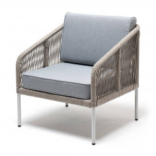 "Канны" кресло плетеное из роупа, каркас...