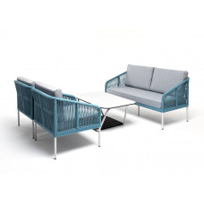 "Канны" лаунж-зона 4-местная из роупа со...