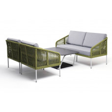 "Канны" лаунж-зона 4-местная из роупа со...
