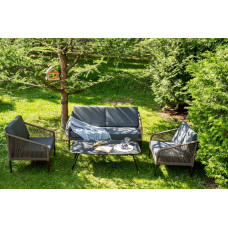 "Канны" лаунж-зона 4-местная из роупа, к...