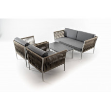 "Касабланка" лаунж-зона плетеная из роуп... "Касабланка" лаунж-зона плетеная из роуп...