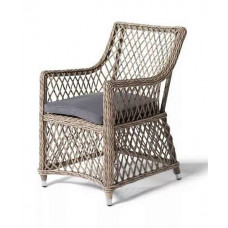 Плетеное кресло из искусственного ротанга Латте