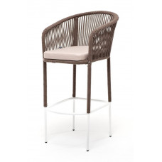 "Марсель" стул барный плетеный из роупа... "Марсель" стул барный плетеный из роупа...