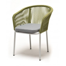 "Марсель" стул плетеный из роупа, салато...