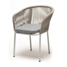"Марсель" стул плетеный из роупа, серый...