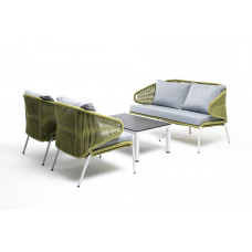 "Милан" лаунж-зона 4-местная плетеная из...