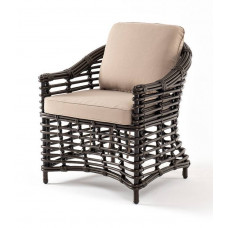 Ницца кресло из искусственного ротанга, цвет бронз...