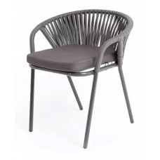 "Женева" стул плетеный из роупа, ткань с...