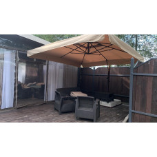 Зонт на боковой опоре BigZont 3,5х3,5м