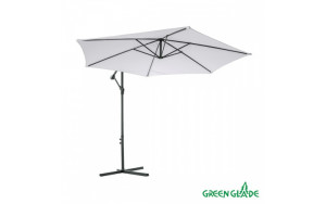 Зонт садовый серого цвета Green Glade 6002
