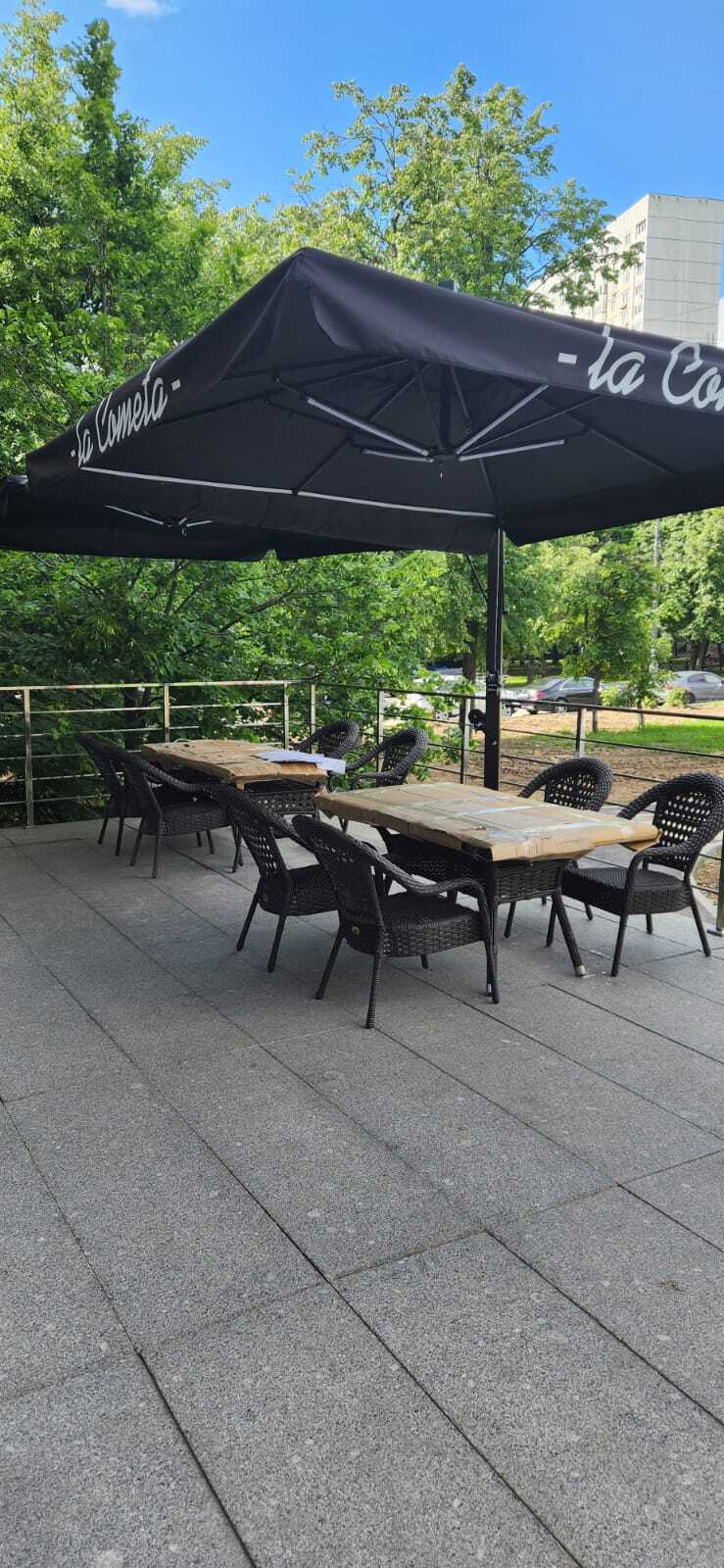 Зонт двух-купольный 3х6,3 м