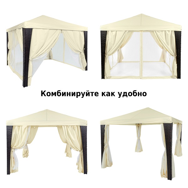 Шатер-беседка Green Glade 3176 3х3х2,5м полиэстер