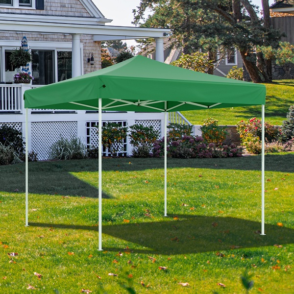 Тент-шатер быстросборный Helex 4331 3x3х3м полиэстер зеленый