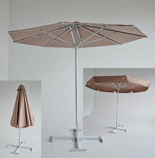 Зонт с центральной опорой BigZont круглый 3x3м