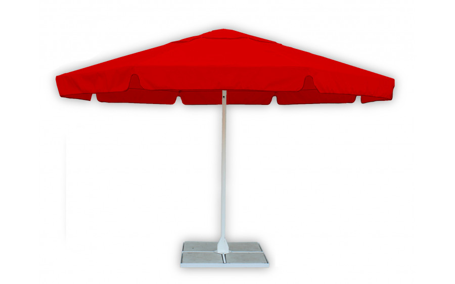 Пляжный зонт круглый 3 метра красный