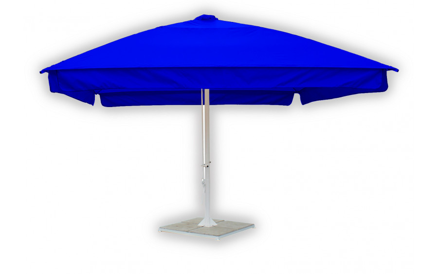 Пляжный зонт квадратный телескопический 4 метра синий